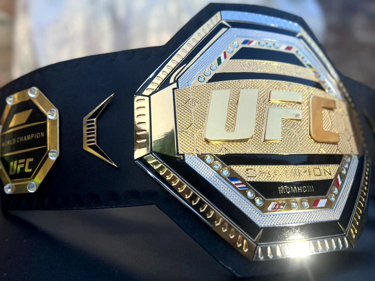 new ufc legacy championship belt wrestling replica title 2mm metal adult size