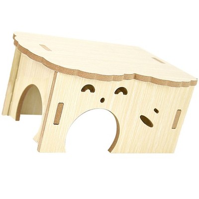 View of Small Pet Hiding Place Hamster Activity Center Cozy Hideout Animal ...
