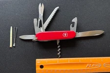 Victorinox Rostfrei Swiss Army Pocket Knife  9 In 1 Multi Tool W/ Pick & Tweezer