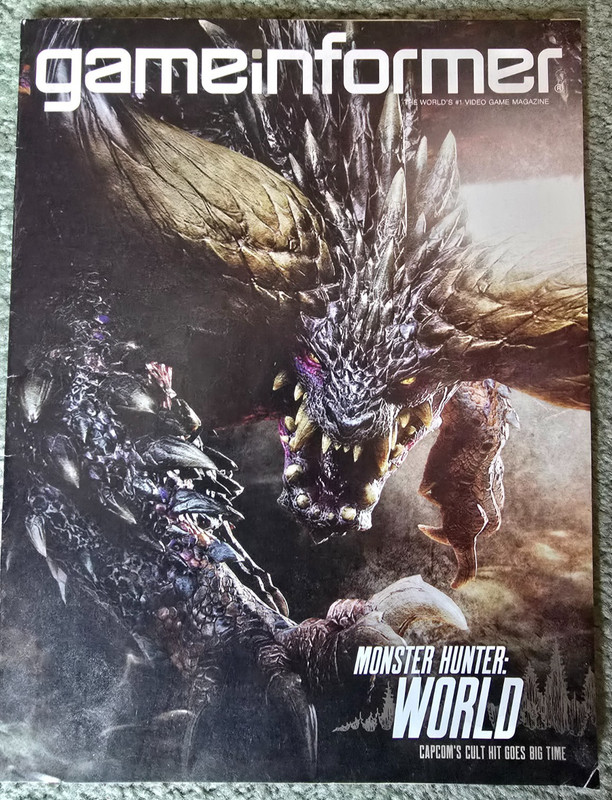 Game Informer Magazine December 2017 #296 Monster Hunter: World Capcom Cult Hit