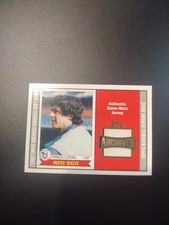 Fred Lynn 480 2002 Topps Reprint Relics Archives Game Worn!!!