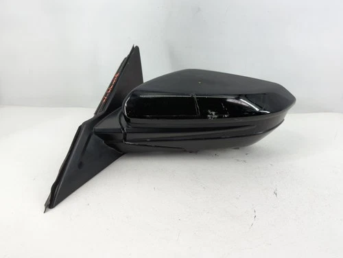 2016-2016 Honda Civic Driver Left Side View Power Door Mirror Black XMEA8