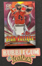 2021 Panini Spectra High Voltage Patch Tyler Stephenson /20 Neon Pink Prizm