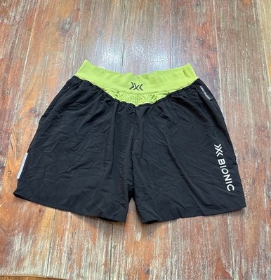 X-Bionic Effektor 4D Running Streamlite Shorts Athletic Shorts XXL Black Green