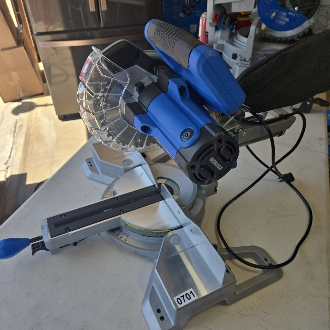 Kobalt 7-1/4-in Compact Sliding Single-Bevel Miter Saw 10-Am