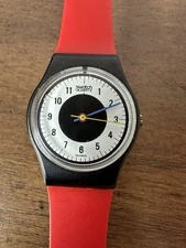 Swatch Watch 1984 Chrono Tech LB104 Ladies -Needs battery