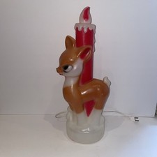 Vintage Empire Light Up Blow Mold Reindeer Wi...