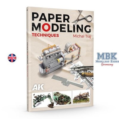 AK Interactive S.L. AK-130024 Paper Modeling Techniques - English