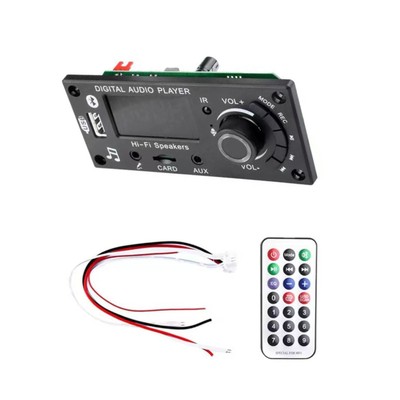 DC7-25V MP3 Decoder Board 2*50W Bluetooth Amplifier Car Audio Player FM Radio