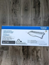 Brother TN-750 Toner Cartridge Genuine OEM Brother Toner - New Sealed