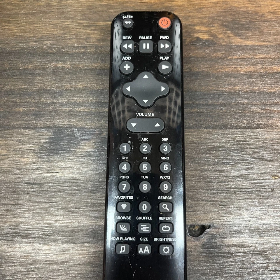 Logitech Transporter Netzwerk Musik Player - NUR FERNBEDIENUNG - getestet - Bild 3 von 4