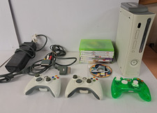 Xbox 360 White Console with Controller & Games, Working, Read description (R5)