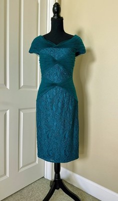 the idol black lace dress Sayda Embroidered Lace Mini Dress – Tadashi Shoji Official Online Boutique main image 1