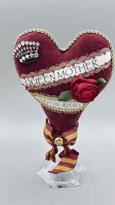 HANDMADE VALENTINE'S DAY Royal Queen VICTORIAN  HEART CENTERPIECE