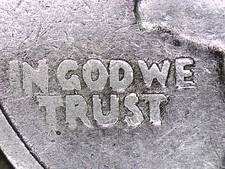 1934-P Washington Quarter Error Variety - Doubled Die Motto Obverse - FS-101