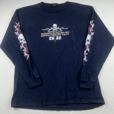 VTG Steve & Barry's 2006 Biketoberfest 14th Anniversary Long Sleeve Shirt L