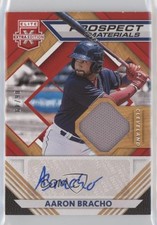 2021 Panini Elite Extra Edition Red 6/49 Aaron Bracho #PMS-AB Auto 1p5