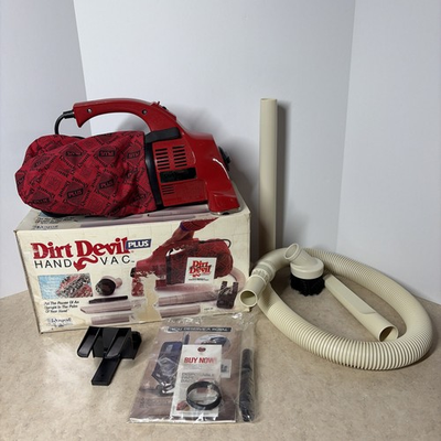 #ad Royal Dirt Devil Plus Hand Held Vacuum Vac Model 503 Attachments Complete ✅Works $33.74
