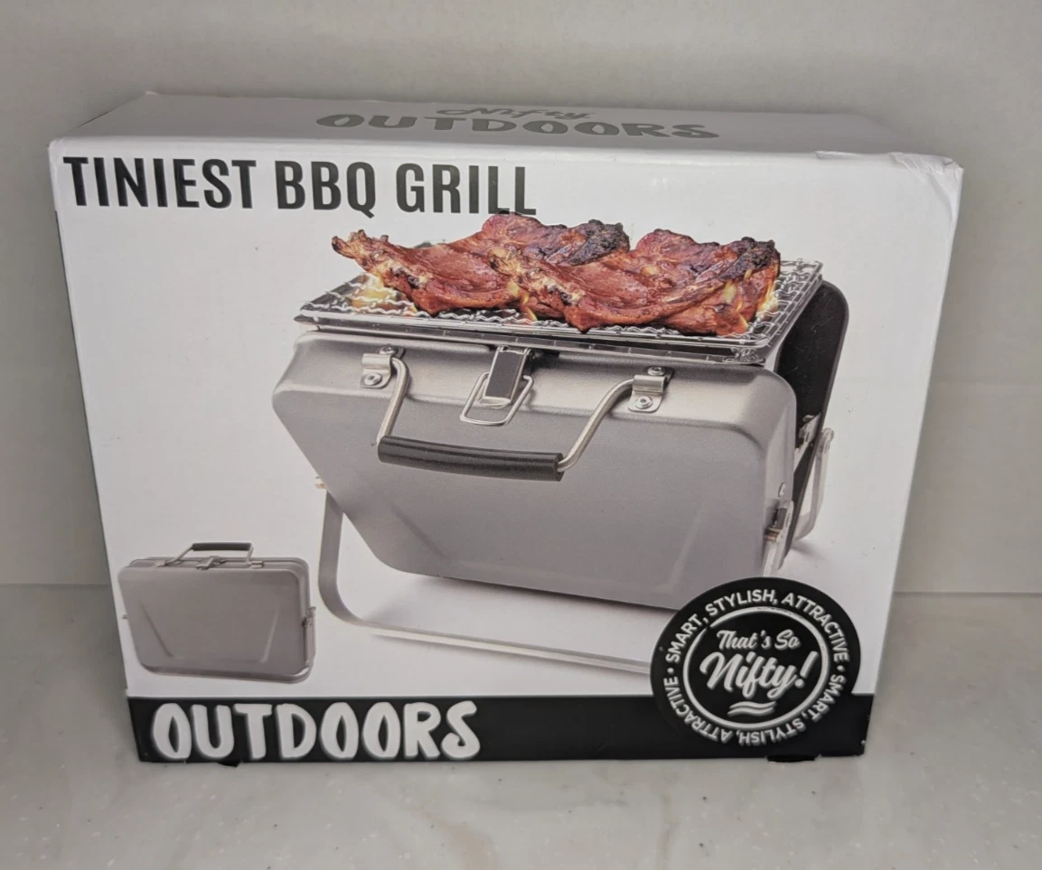 Tiniest BBQ Grill Nifty Outdoors Compact Portable Camping Hiking Tailgate New
Opens in a new window