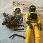 1985 Airtight -  (vintage Hasbro GI Joe figure) No Elbow Cracks File Card EP