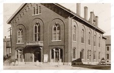 Andover Massachusetts 1893 Town Hall Brick Facade Standard Postcard