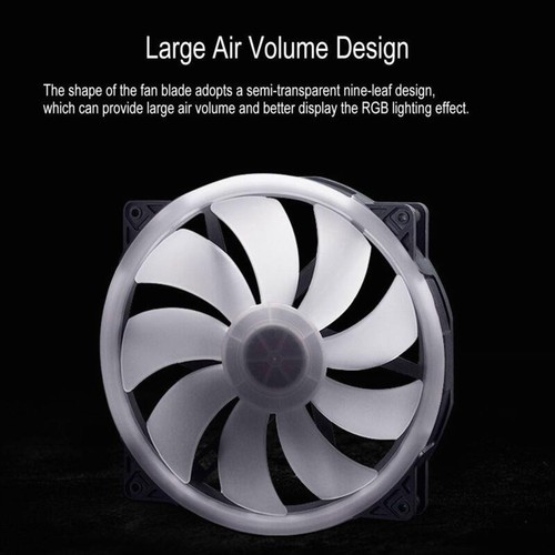 200 mm 4Pin PWM 5V Silencioso PC -Ventilador Bajo Ruido -Refrigeración para Juegos y - Imagen 19 de 24