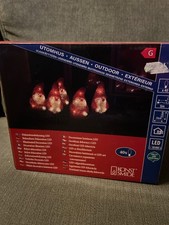 Outside Light up LED Acrylic santas /Decorations Five, Christmas /garden, father