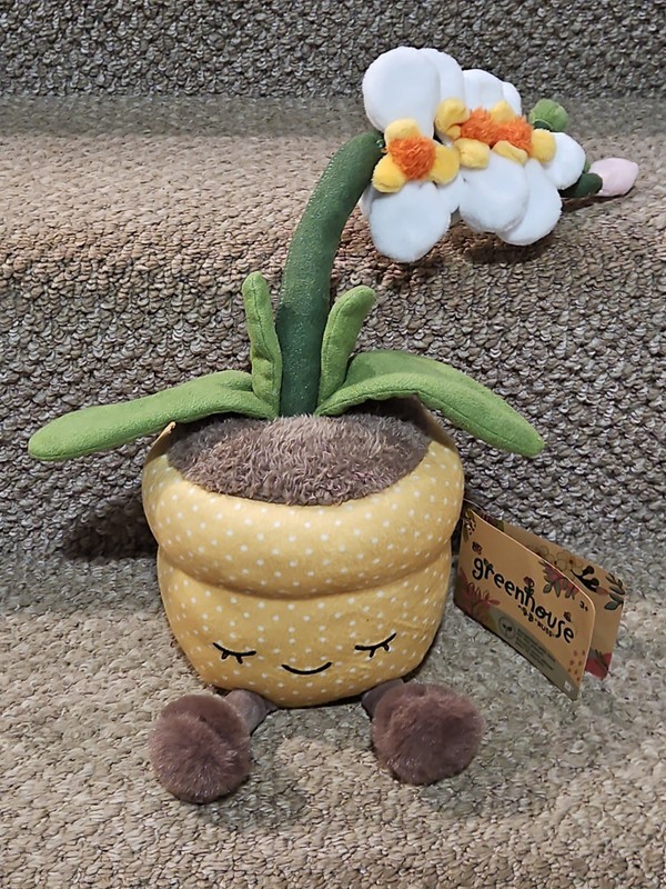 RUSS Greenhouse 12" Orchid Potted Plant Plush