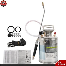 Lawn and Garden Cleaning Hand Pump Sprayer 1 Gallon Stainless Steel Sprayer