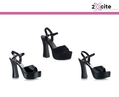 Pleaser High Heel Riemchen Plateau 5'' Chunky Sandalen Dolly 09