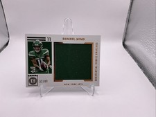 2020 Encased Substantial Rookie Swatches Gold Denzel Mims MEM /60 #SRS-23