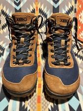 Xero Shoes Ridgeway Hiking Brown / Clay Blue Xero Tex Waterproof Boots Mens 10