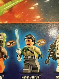 LEGO Star Wars Rebels Ghost/Phantom Black Hair Kanan Box Box 75053/75048