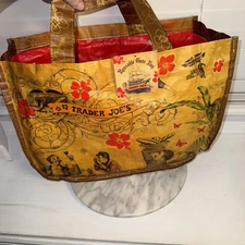 NEW Vintage Trader Joe's Shopping Bag Tote “Sailing the Culinary Seas" EXT RARE