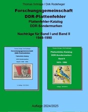 DDR Plattenfehler Katalog Nachtragakatalog Band I und II