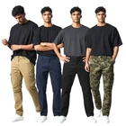Mens Military Combat Work Trousers Camouflage Cargo Camo Army Casual Pants J11