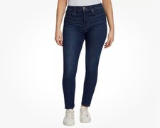 Jessica Simpson Ladies' High-Rise Skinny Jeans, Dark Blue, Size 16, Inseam 29.5  