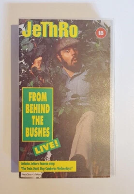 Jethro - From Behind The Bushes Live - VHS - 1994 -Very Good Condition - Image 1 of 4