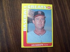 LOU BURDETTE CALIFORNIA ANGELS 1991 SWELL #16 MLB BASEBALL