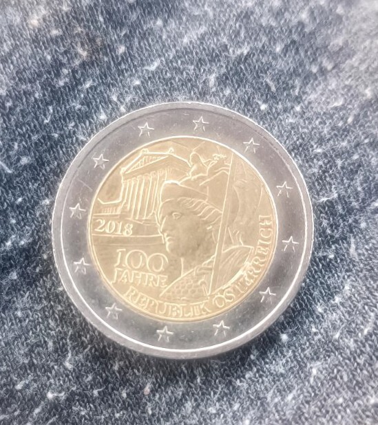 2 Euro Österreich 2018 100 Jahre Republik JV6573 2 Euro Österreich 2018 100 Jahre Republik JV6573