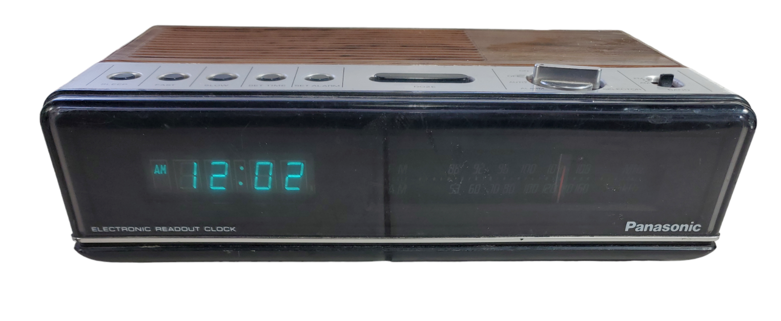 Vintage Panasonic AM FM Clock Radio Green LED Display RC 200 | eBay