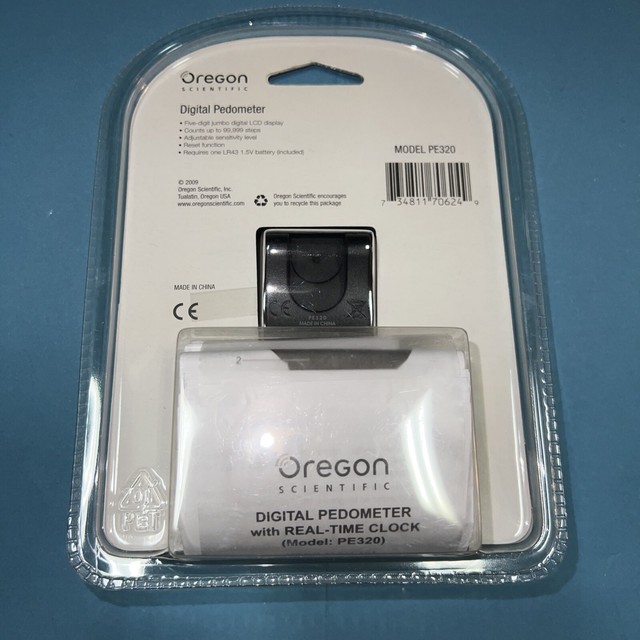 Oregon Scientific Pe320 Pedometer With Distance Counter for sale online ...