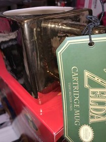 LEGEND OF ZELDA NES GOLD Game Cartridge COFFEE Mug NINTENDO OFFICIAL Paladone