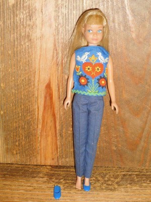 Vintage Blonde Skipper In Fun N Games So Pretty Straight Shiny