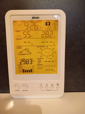 Alecto WS-4800 - Professionelle Wetterstation  - Weiß