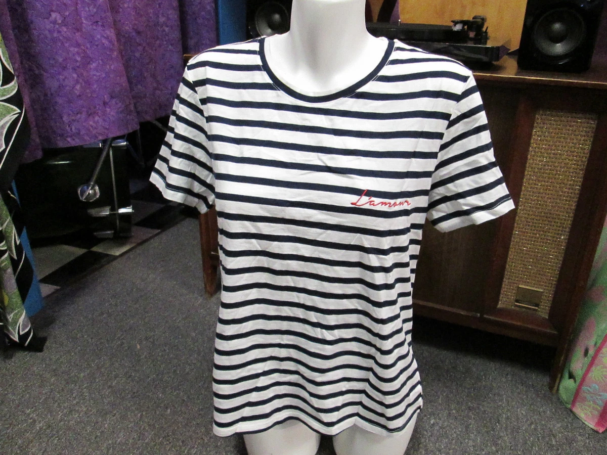 H and m red and white striped top cheap