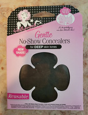 Hollywood Fashion Secrets Gentle No-Show Concealers 4 Pairs Pack Deep Skin Tones