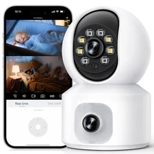 5MP WiFi Baby Monitor with Night Vision, 2-Way Audio & Motion Tracking