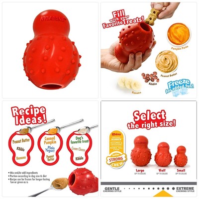 nylabone stuffable chew toy