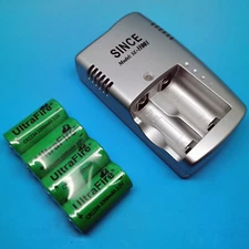 1000mAh 3V CR123A 17335 17345 CR17335 CR17345 Rechargeable Battery +Dual Charger